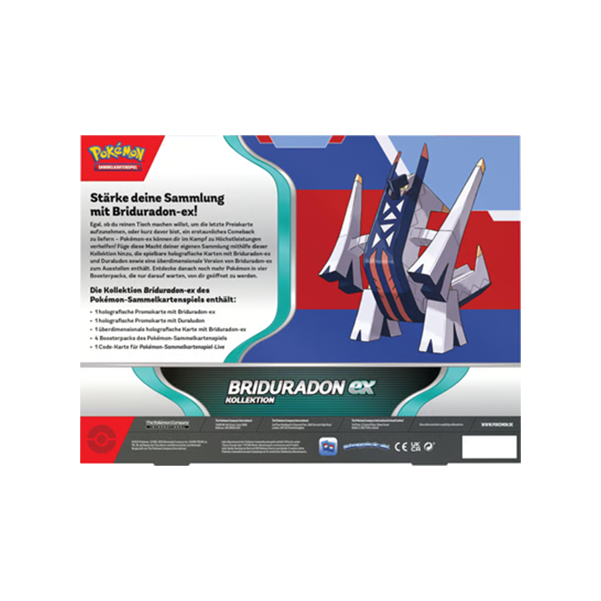 Pokemon Briduradon Ex Kollektion Deutsch 🇩🇪 The Pokemon Company