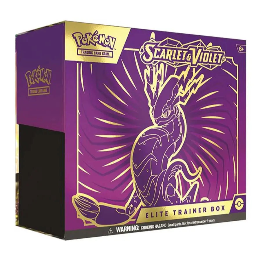 Pokémon Karmesin & Purpur Top-Trainer-Box Miraidon (Deutsch) - Hochwertige Trainer-Box mit vielen Extras für Sammler und Fans der Pokémon-Reihe.