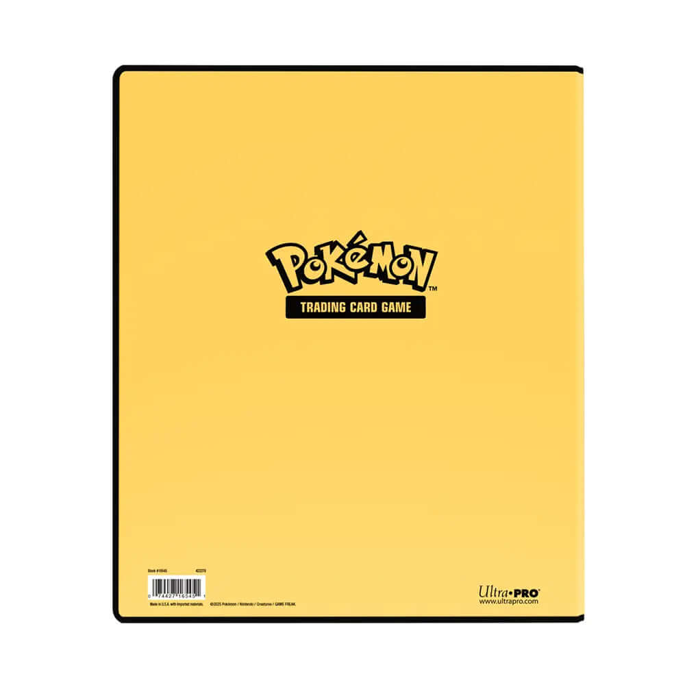 Kompaktes Pokémon-Sammelalbum im klassischen Pokémon-Design. Perfekt zum Aufbewahren und Ordnen deiner Pokémon-Sammlerkarten. Robuster Pappeinband in gelber Farbe.