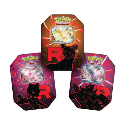 Alle 3 Pokemon Team Rocket Tin Box 2025 (Deutsch)🇩🇪 Cards for All