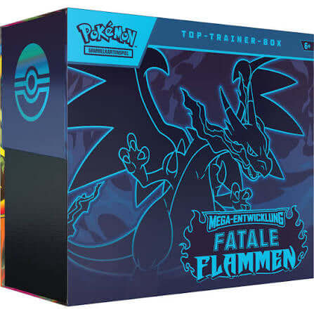 Mega-Entwicklung Fatale Flammen Top Trainer Box (deutsch) The Pokemon Company