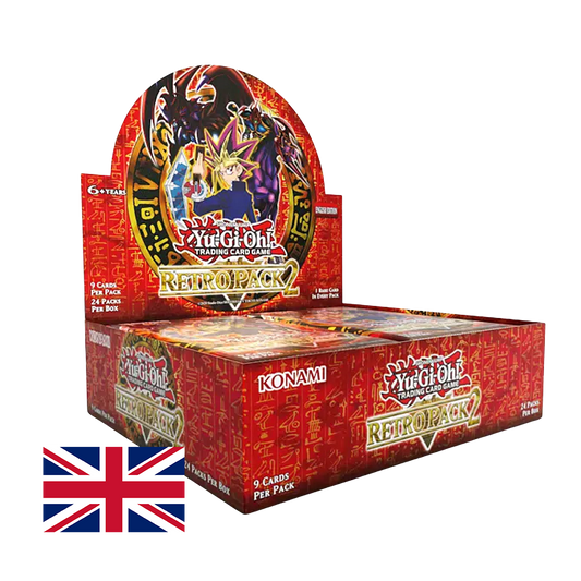 YU-GI-OH! RETRO PACK 2 - BOOSTER DISPLAY (24 BOOSTER) - ENGLISCH- REPRINT Konami