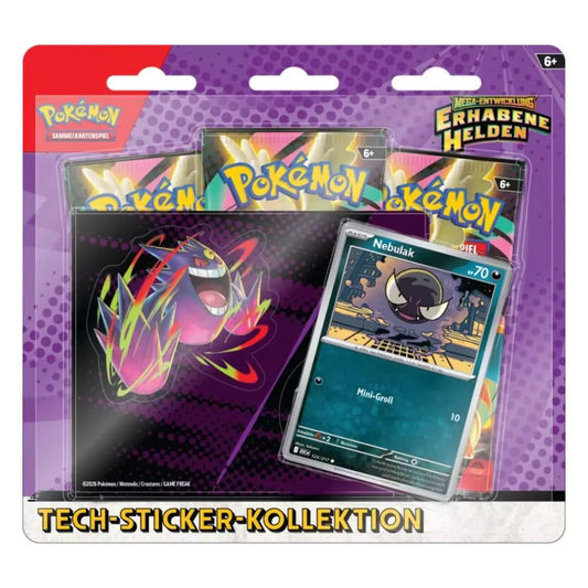 Mega Entwicklung: Erhabene Helden Tech-Sticker-Kollektion (Deutsch) Zufall The Pokemon Company