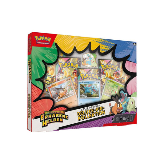 Mega-Entwicklung Erhabene Helden Deluxe-Pin-Kollektion - Erste Partner (deutsch) 🇩🇪 Cards for All