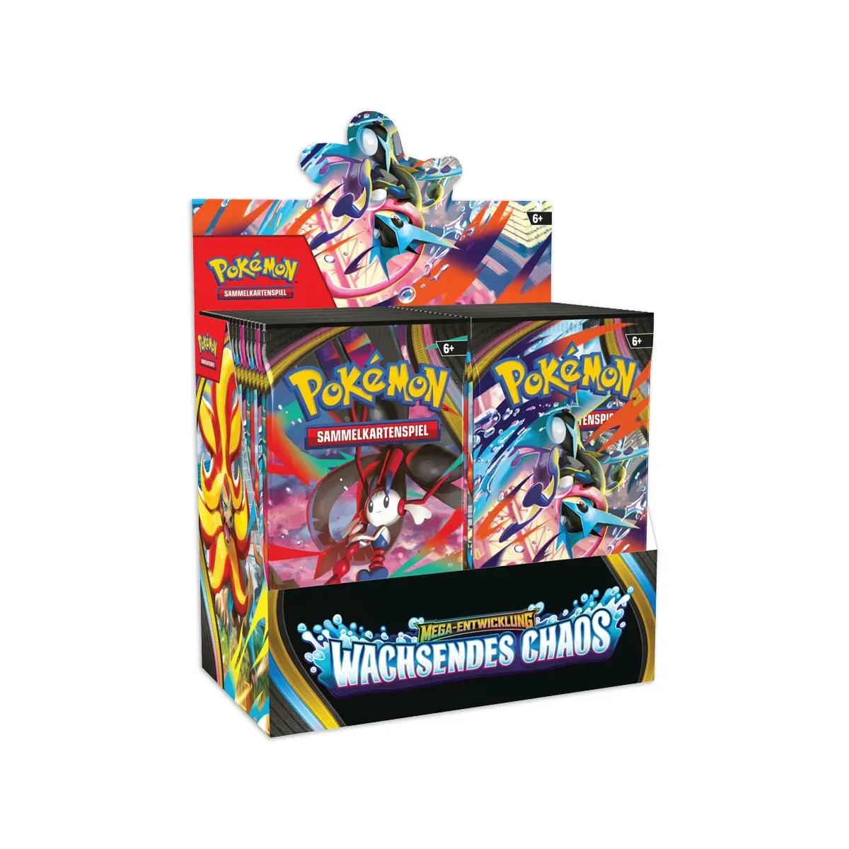Mega-Entwicklung Wachsendes Chaos Display (36 Booster) (deutsch)🇩🇪 Cards for All
