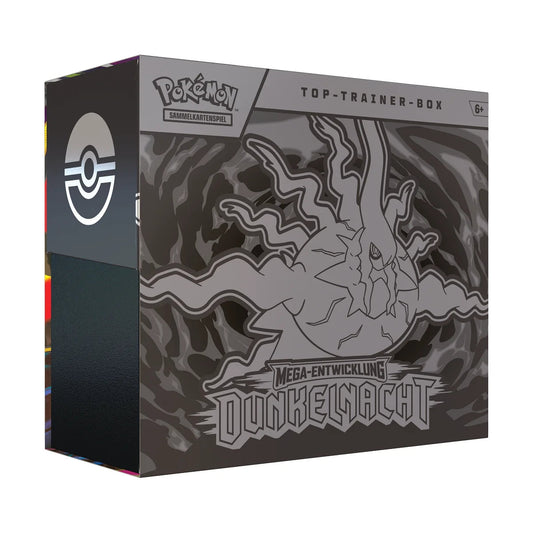 Mega-Entwicklung Dunkelnacht Top Trainer Box 🇩🇪 The Pokemon Company
