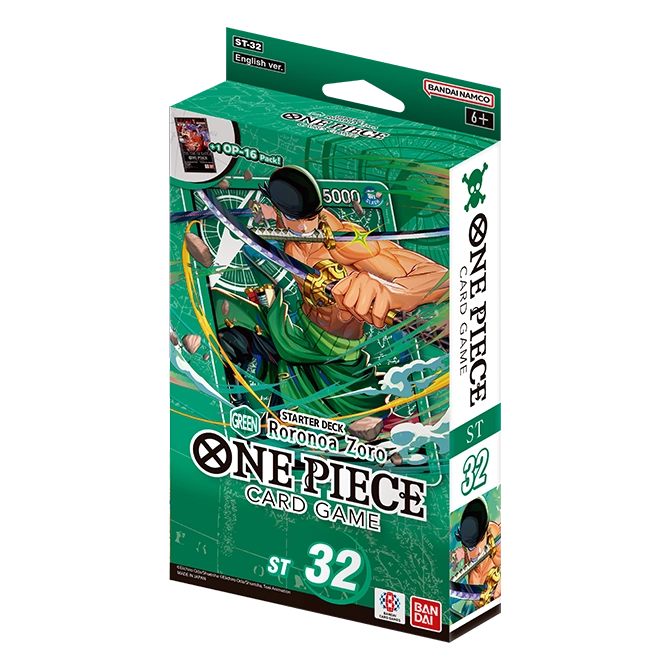 GREEN Roronoa Zoro - Starter-Deck ST-32 - englisch Bandai