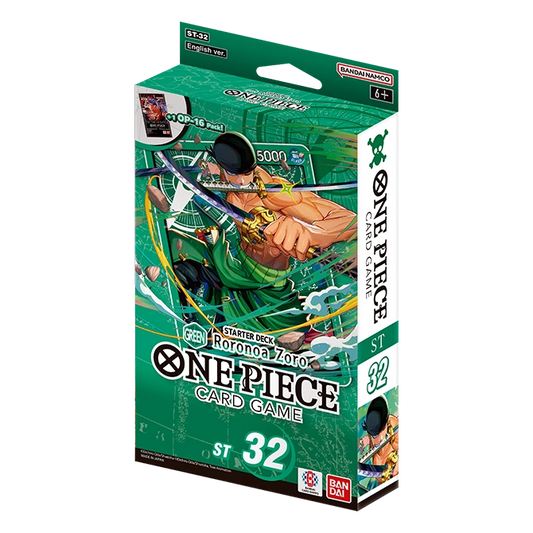 GREEN Roronoa Zoro - Starter-Deck ST-32 - englisch Bandai
