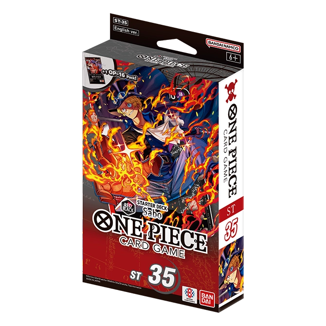 RED/BLACK Sabo - Starter-Deck ST-35 - englisch Bandai