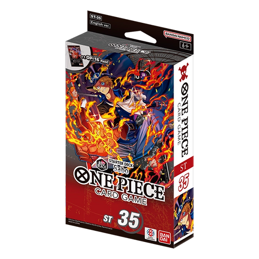 RED/BLACK Sabo - Starter-Deck ST-35 - englisch Bandai
