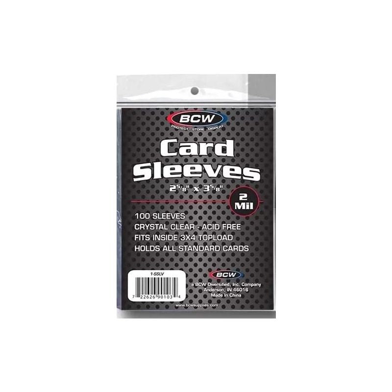 BCW Soft Sleeves 100 Schutzhüllen für Sammelkarten BCW