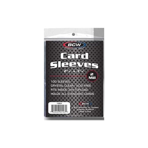BCW Soft Sleeves 100 Schutzhüllen für Sammelkarten BCW
