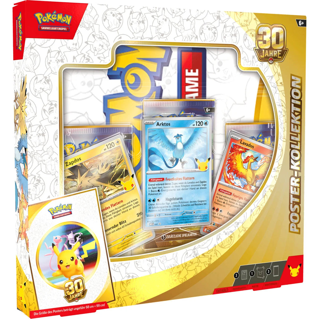 Pokemon 30 Jahre Poster-Kollektion (deutsch)🇩🇪 The Pokemon Company