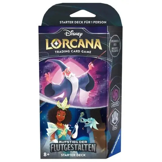 Disney Lorcana: Aufstieg der Flutgestalten - Starter Deck Amethyst und Stahl (Deutsch) Ravensburger