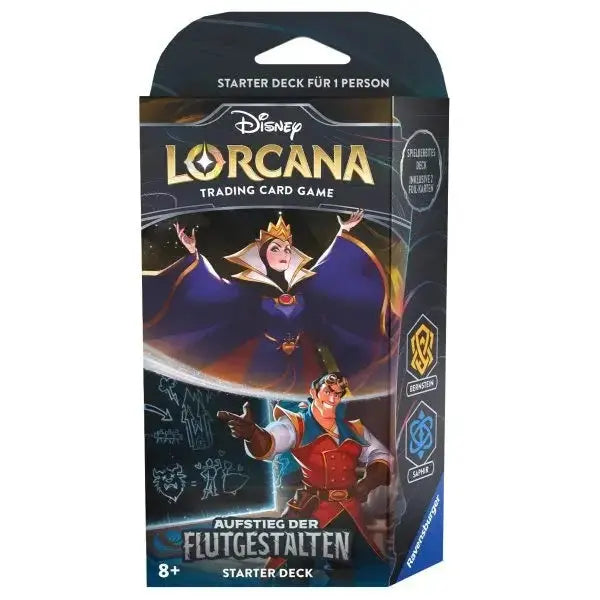 Disney Lorcana: Aufstieg der Flutgestalten - Starter Deck Bernstein und Saphir (Deutsch) Disney