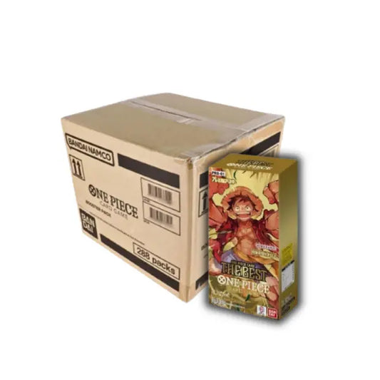 SEALED CASE* One Piece Card Game - The Best Premium Booster Box PRB-01 (12x Displays) (japanisch) Bandai