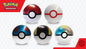 Vielfältige Pokémon-Pokébälle in dekorativen Designs. Perfekt für echte Sammlerstücke und Fans des Franchises.